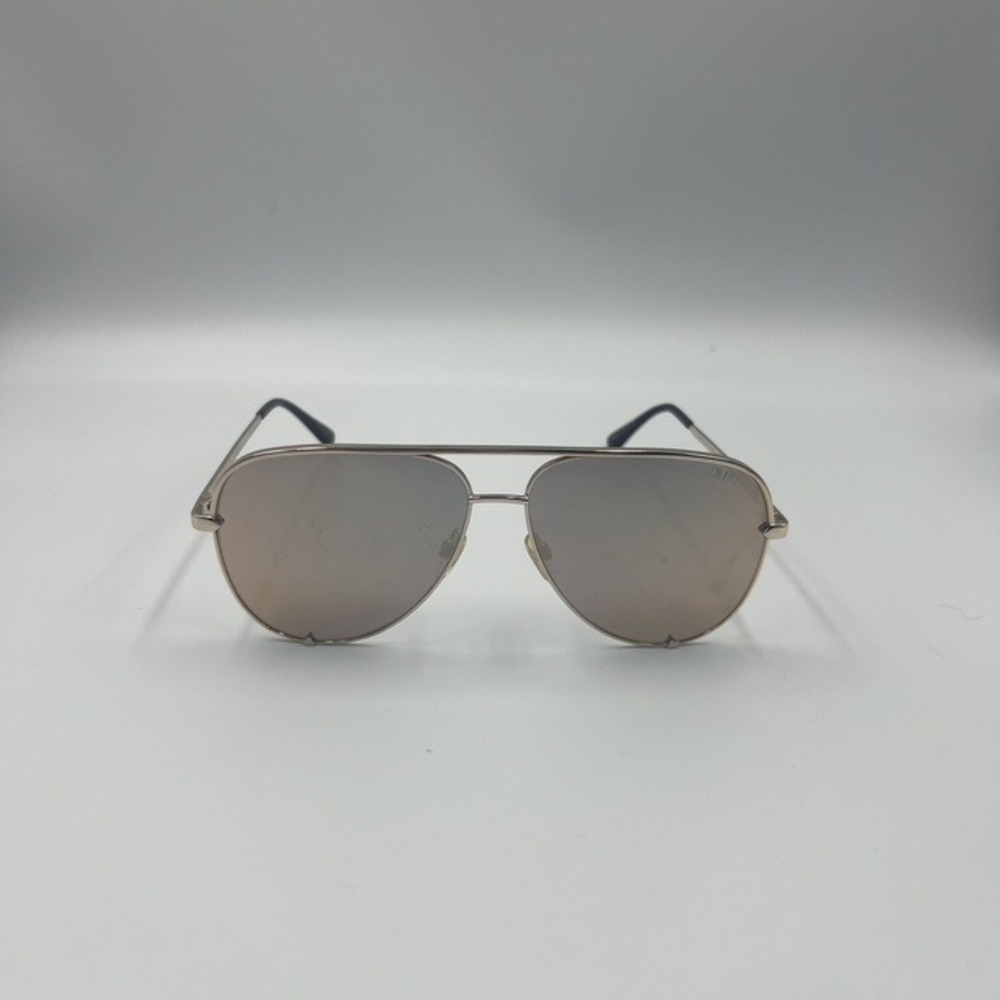 Quay‎ x Desi High Key Gold Aviator Sunglasses